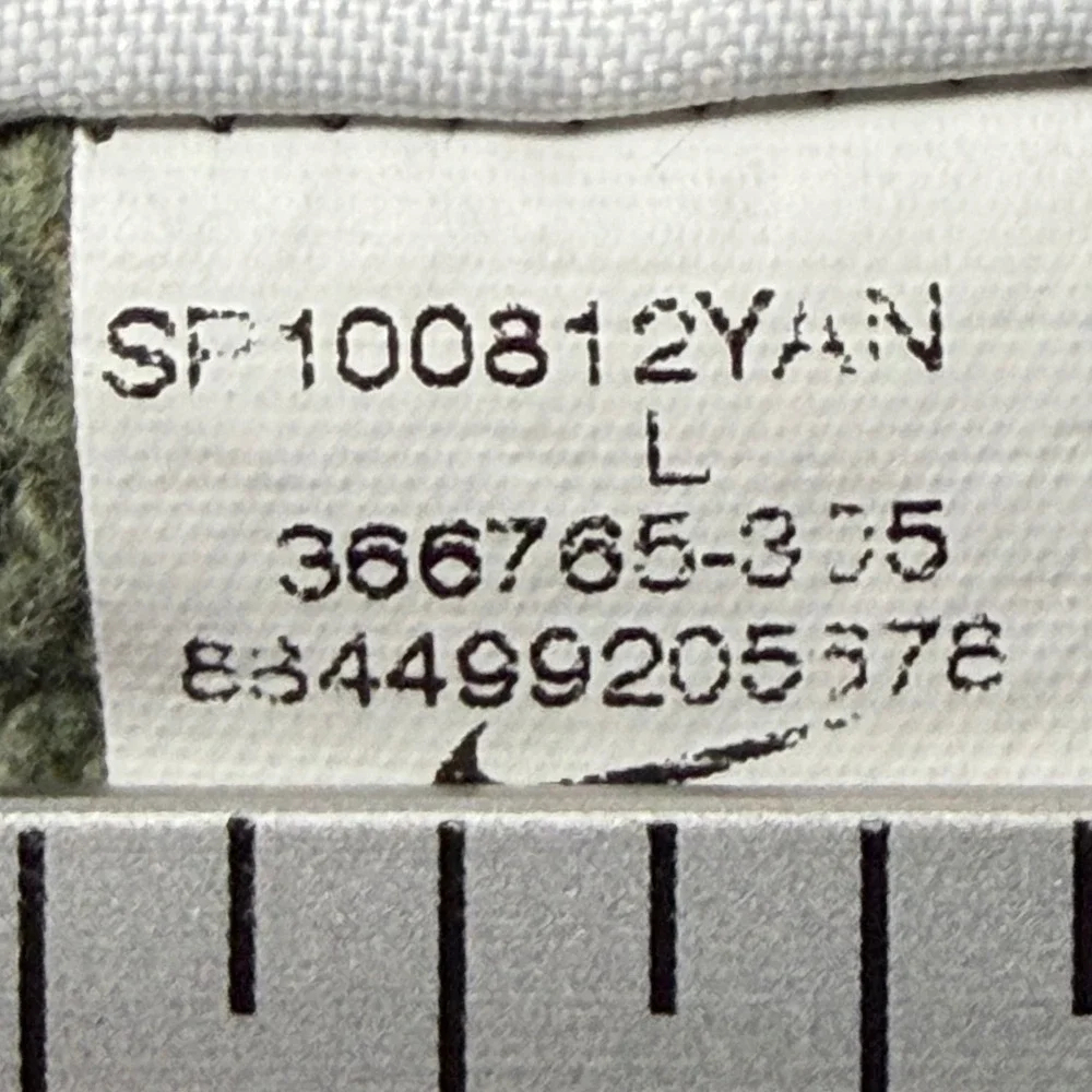 Nike Air Jordan 366765-305 Mens Large Full-Zip Olive Green Hooded‎ Jacket